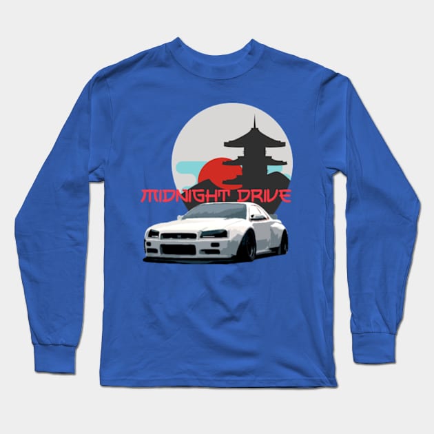 JDM car Long Sleeve T-Shirt by pvinh23